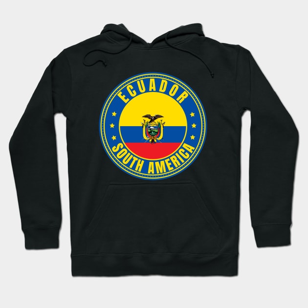 Ecuador Hoodie by footballomatic